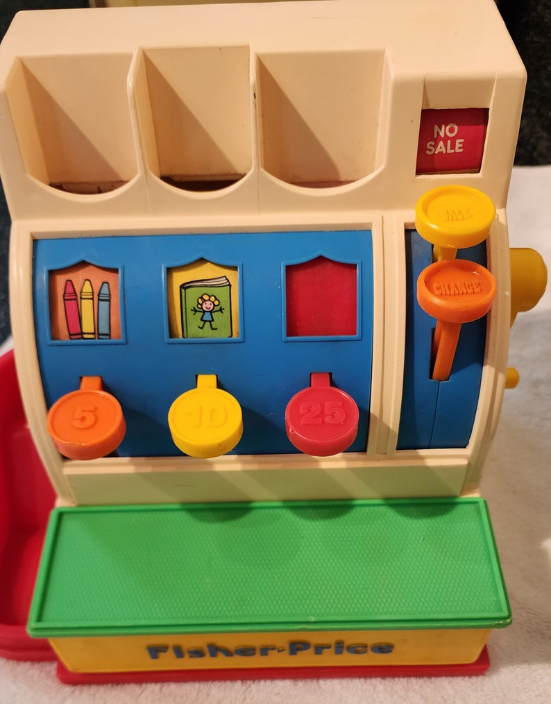 1980 Fisher Price Cash Register Etsy