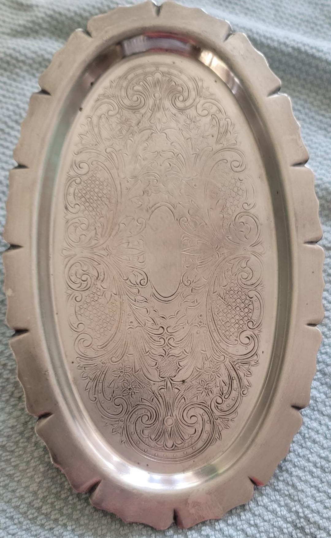Art S Co Silver Tray Etsy