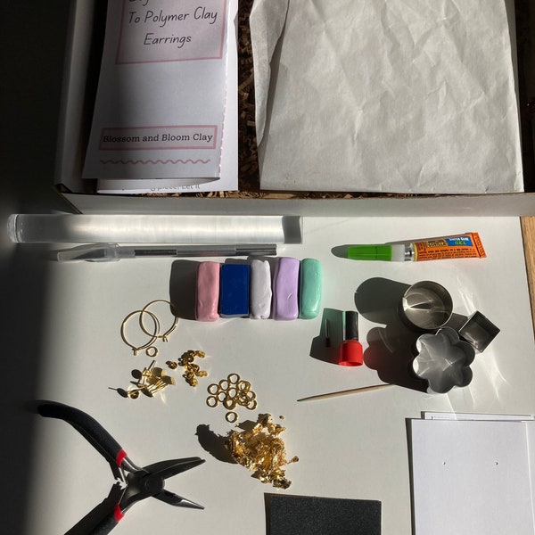 Polymer Clay Earring Kit Etsy