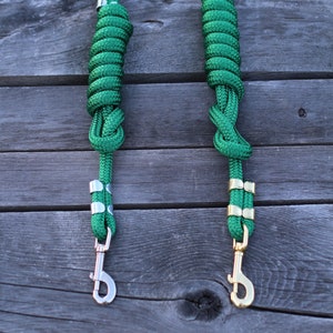 Dog Leashes - 6 Foot Length - Forest Green