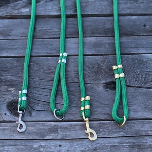 Dog Leashes - 6 Foot Length - Forest Green