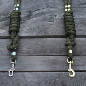 Dog Leashes - 6 Foot Length - Army Green