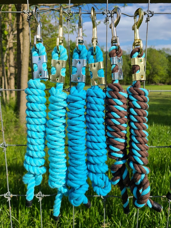 Redine Per Cavallo Hy Da 1/2 Pollice, Resistente E Morbida, Colore Marrone Chiaro - 4