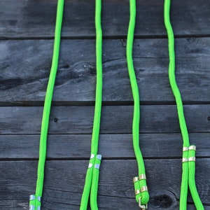 Dog Leashes - 6 Foot Length - Lime Green