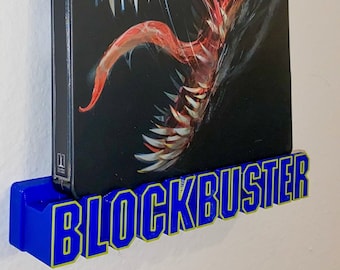 Blockbuster DVD Steel Book Wall Mount Holder