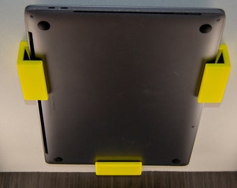 Laptop Under Desk Mount - Hidden Screws with Foam Protection