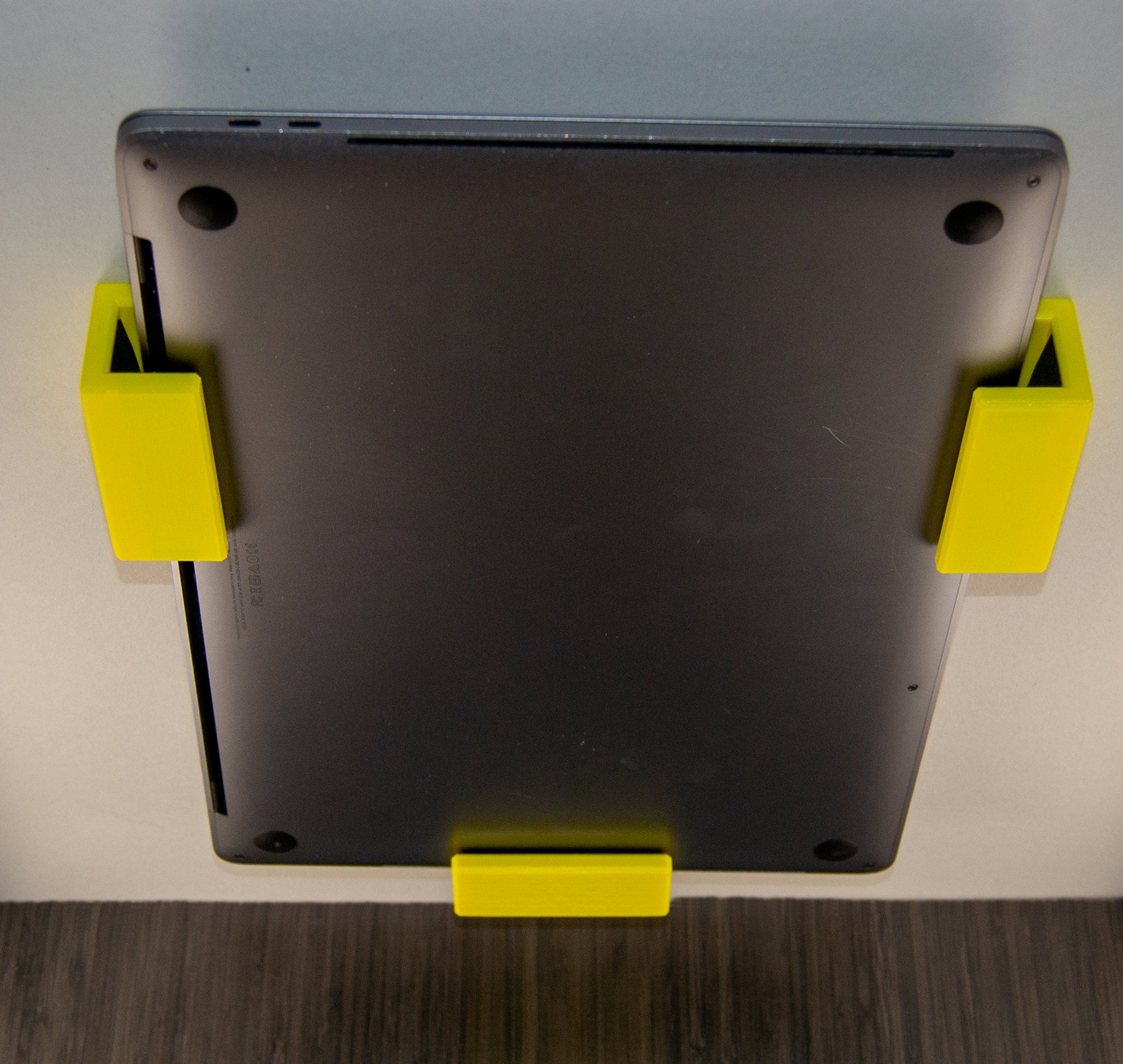Laptop Under Desk Mount Hidden Screws With Foam Protection Etsy Australia