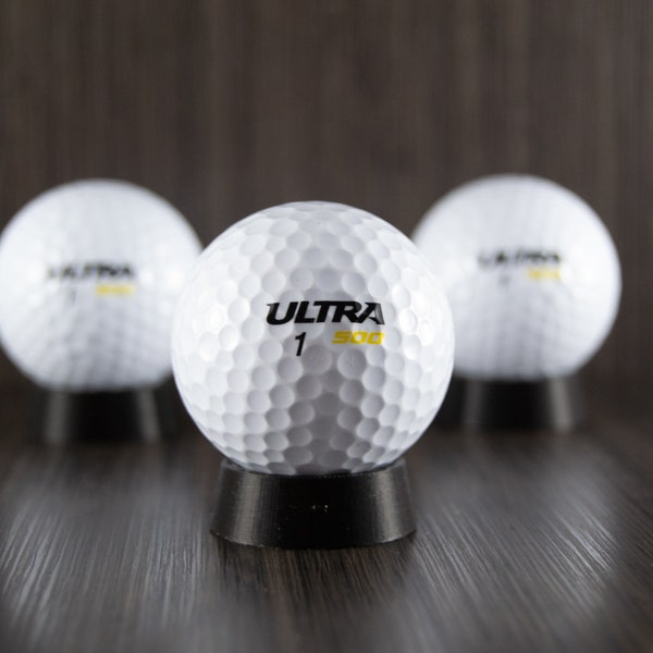 Golf Ball Display Stand Holder for Desk - Set of 3