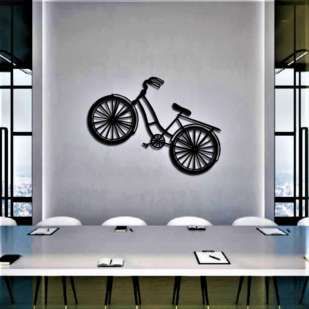 Bicycle Metal Wall Art Bicycle Wall Art Metal Wall Decor Etsy UK