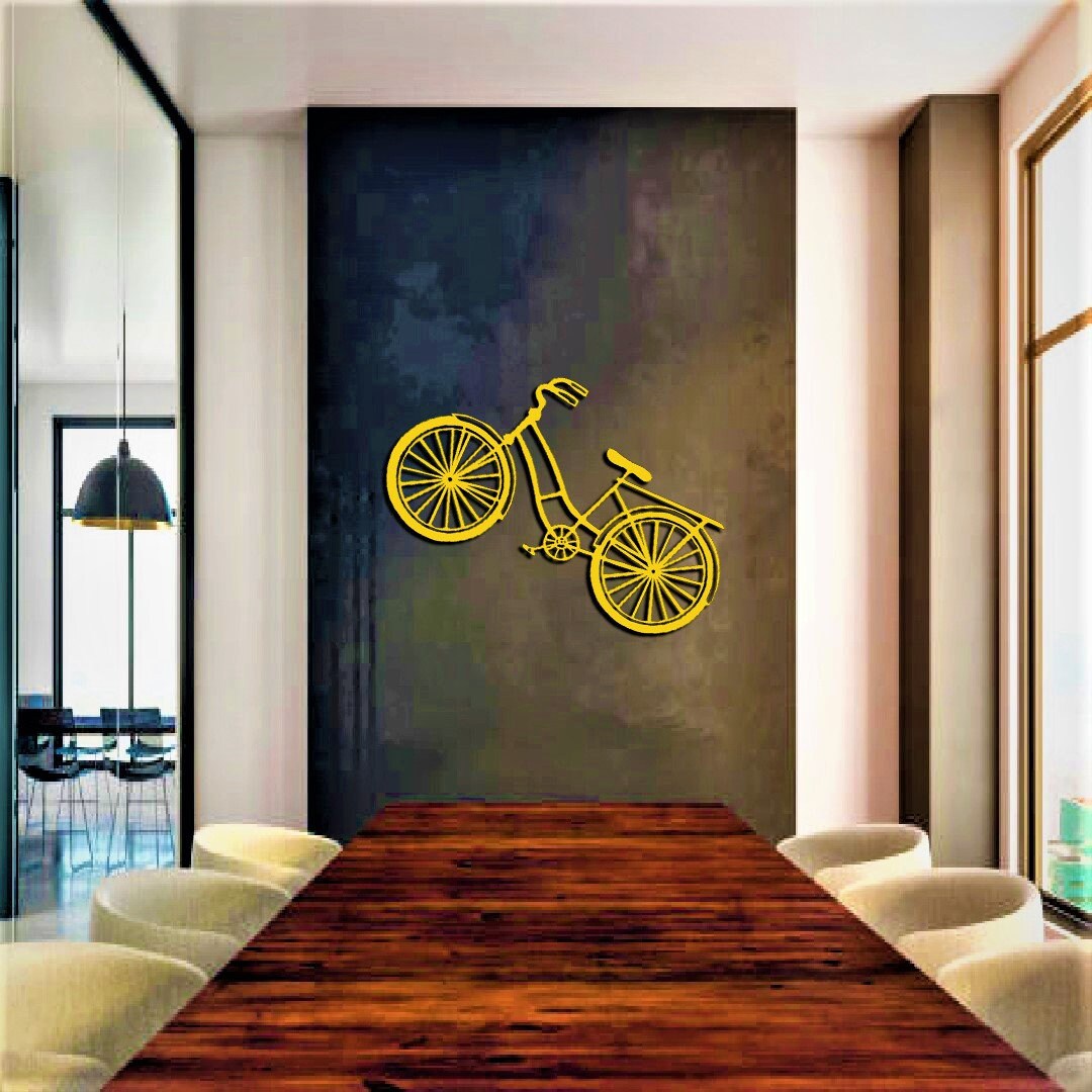 Bicycle Metal Wall Art Bicycle Wall Art Metal Wall Decor Etsy UK