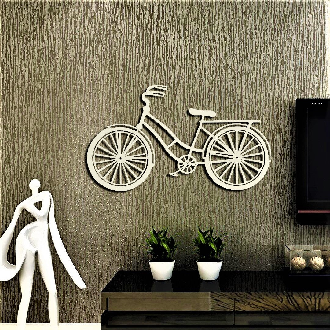 Bicycle Metal Wall Art Bicycle Wall Art Metal Wall Decor Etsy UK