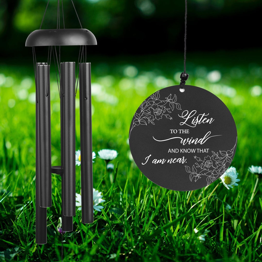 Memorial Wind Chime Personalized Wind Chimes Remembrance Etsy