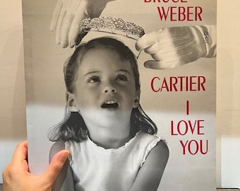 Bruce Weber Cartier I Love You Large Hardcover Book Cartier 100th Year Anniversary Book