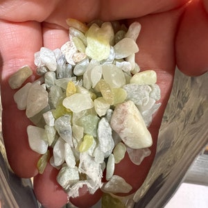 2 Lbs Decorative Exotic Jade Bean Pebbles For Small Project