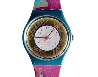 Swatch PNB100 Horloge Poplooking Etsy