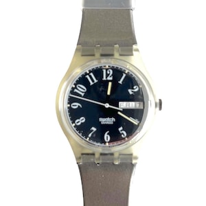 Vintage 1992 Swatch JEFFERSON GK704 - mint unworn condition - running with new battery - 34mm diameter - new in box
