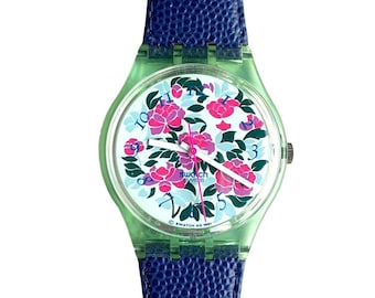 Vintage 1994 Swatch Chrono INSPYRAL SCG102 - Unworn Mint Condition