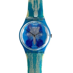 Vintage 1991 Swatch Special 700 Years Switzerland HORIZON GZ118 - new battery installed - 34mm