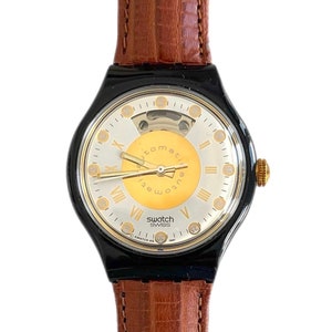 Vintage 1994 Swatch Automatic SILVER BARON SAM104 - Unworn