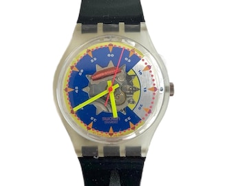 Vintage 1993 Swatch Watch Gent SPORT SECTION GK164 - Unworn Mint 