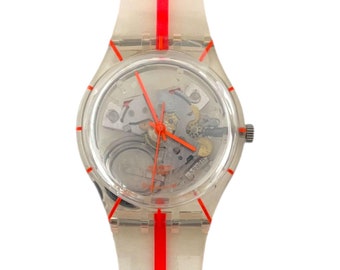 NEW : Vintage 1994 Swatch Chrono INSPYRAL SCG102 - Unworn - New in
