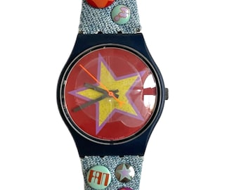 スウォッチ swatch ag 1994 gent pieza Vintage 1994 Vintage Swatch Gent FIRST GP108 - Unworn Mint