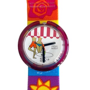 Swatch Watch - PWK195 - BEACH CAFE 1994, Swatch, Popswatch,  main image 4