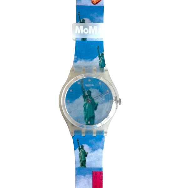 NOUVEAUTÉ : Swatch Gent NEW YORK GZ351 par Tadanori Yoko - collection Moma 2021 - jamais portée - neuve dans sa boîte - état neuf - pile neuve - 34 mm