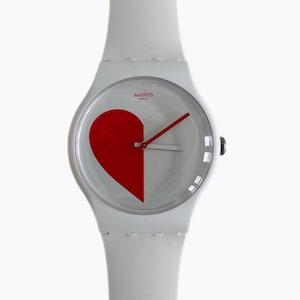 Swatch New Gent HALF &lt;3 RED SO29Z113 – ungetragen in Originalverpackung – neuwertiger Zustand – neue Batterie eingebaut – 41 mm Durchmesser