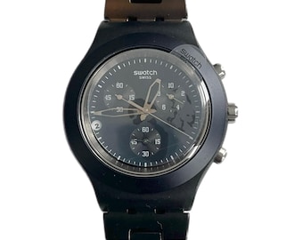 Swatch Irony Chronograph Watch, YOS418G, Vintage Swiss Travel Man