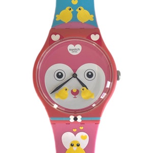 Swatch New Gent CHOUPINOU SUOZ190 – neuwertiger, ungetragener Zustand – neue Batterie eingebaut – 41 mm Durchmesser – neu im Karton