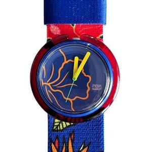 1993 Pop Swatch PWN109 CHICHICASTENANGO - new in box - large size 39mm diameter - fresh battery installed