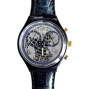 Vintage 1986 Swatch Gent JELLY FISH GK100RE - US Version