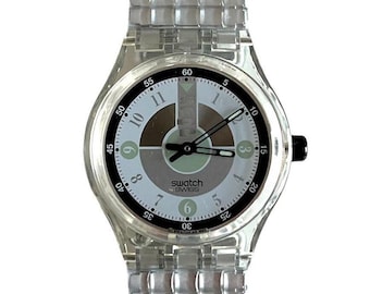 Swatch スウォッチ 初代ストップウォッチ JESS'RUSH SSB100 Swatch Stop New NOS Jess Rush SSB100 1992 Vintage Wrist