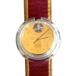 Vintage 1998 Midi Pop Swatch TUBANTE PMK121 - unworn mint condition - running with new battery - 32mm diameter