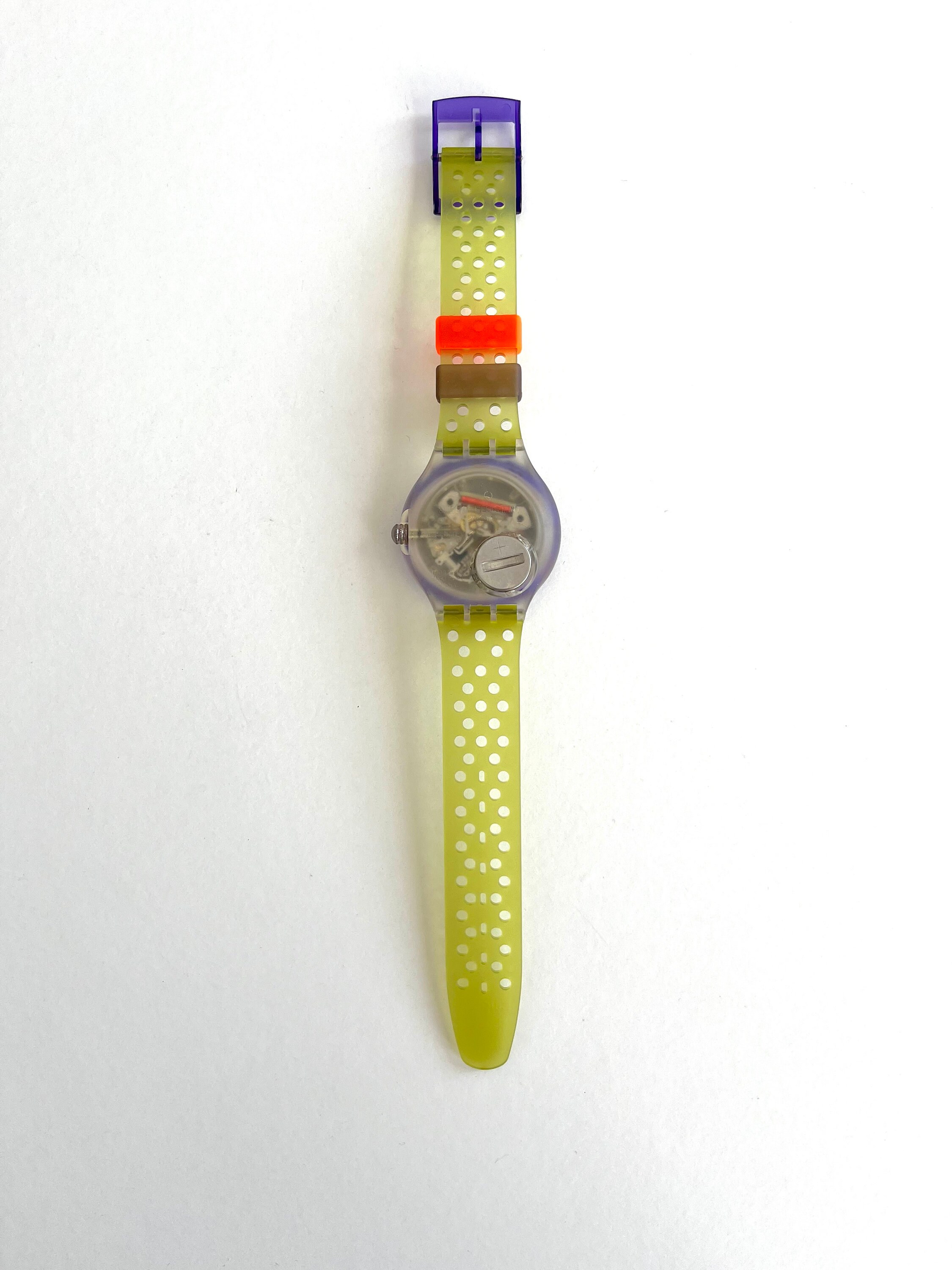 1991 Swatch Watch Vintage Originals CUPYDUS. Clean - working Vintage Swatch Watch 1991 Swatch Watch Rare CUPYDUS GG112  main image 2