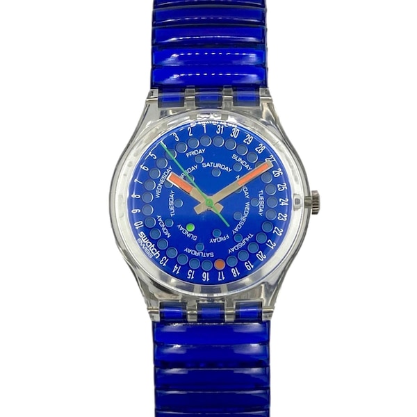 1993 Swatch Flex DROP GK708 - vintage Swatch watch in unworn condition - 34mm