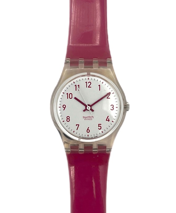 Vintage 1997 Swatch Lady ORIGINAL SMOKED PINK LP117 - Mint  display picture 3