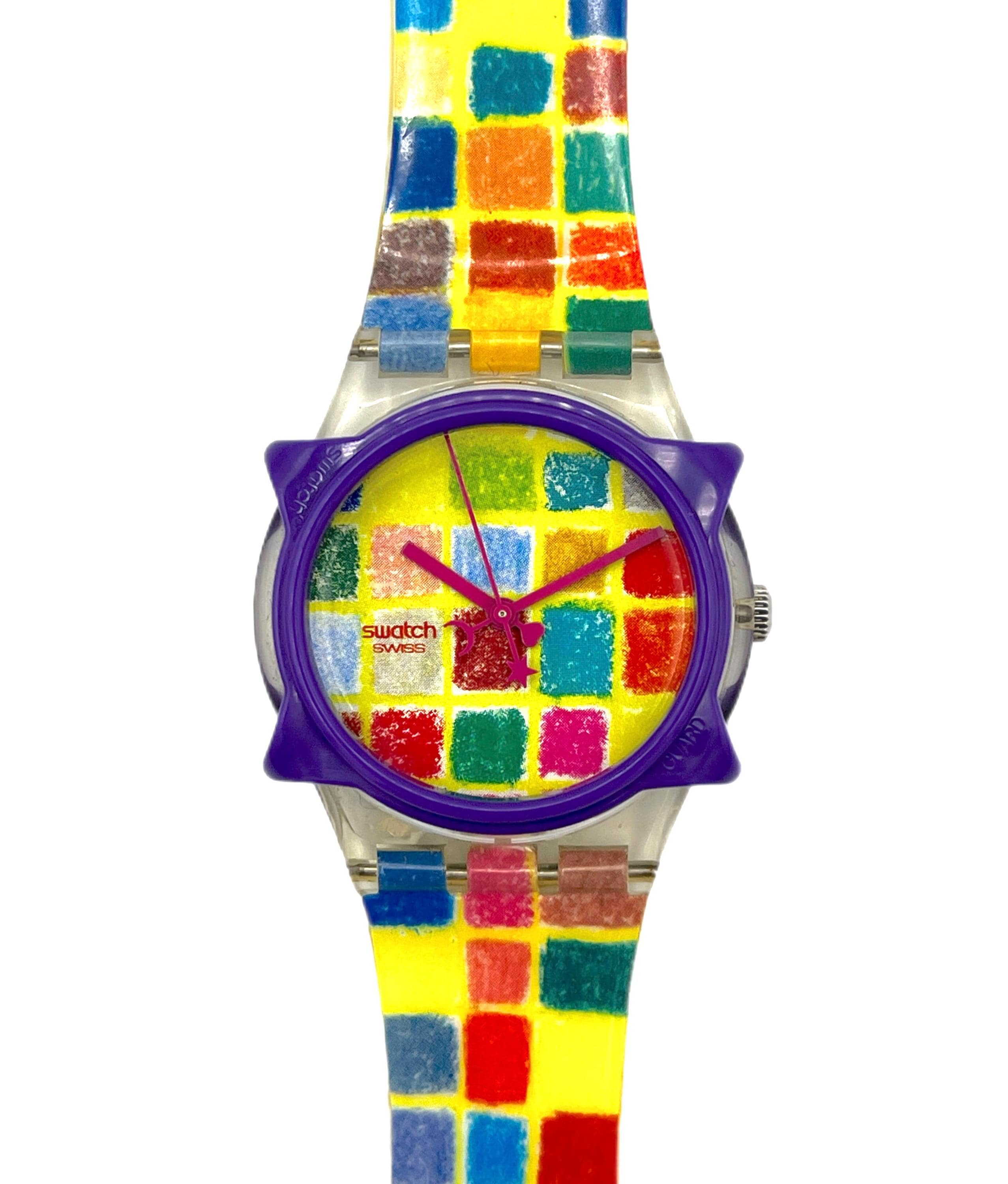 Vintage Purple Swatch GUARD TOO Large for 34mm Diameter  display picture 2