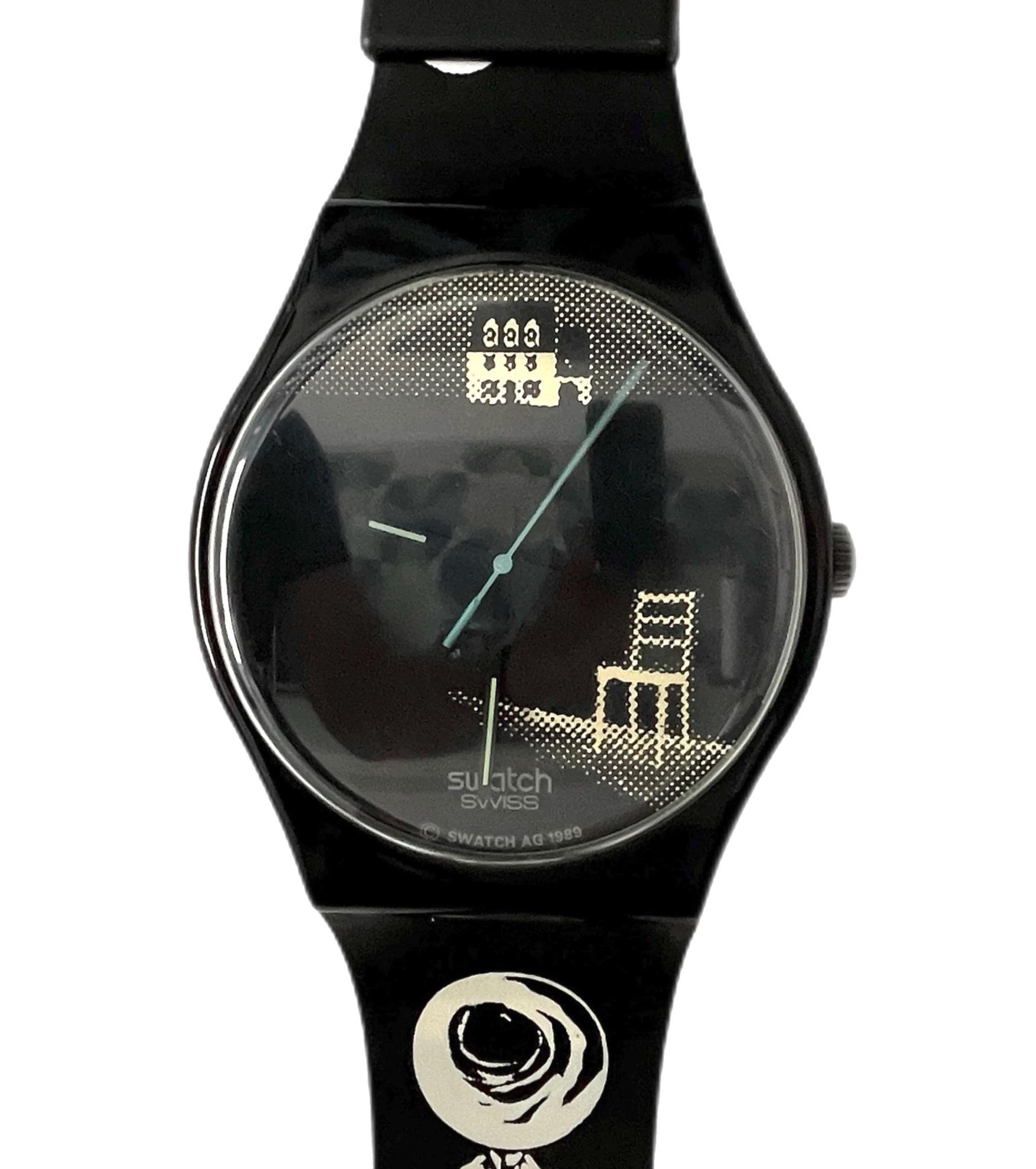 Swatch ブラック AG1994 YVS488G - BACK IN KHAKI - Swatch® United States