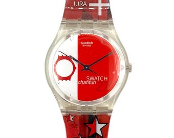 RARE Unworn Devil Paradise Swatch Watch SUFK106 Angel and  display picture 3
