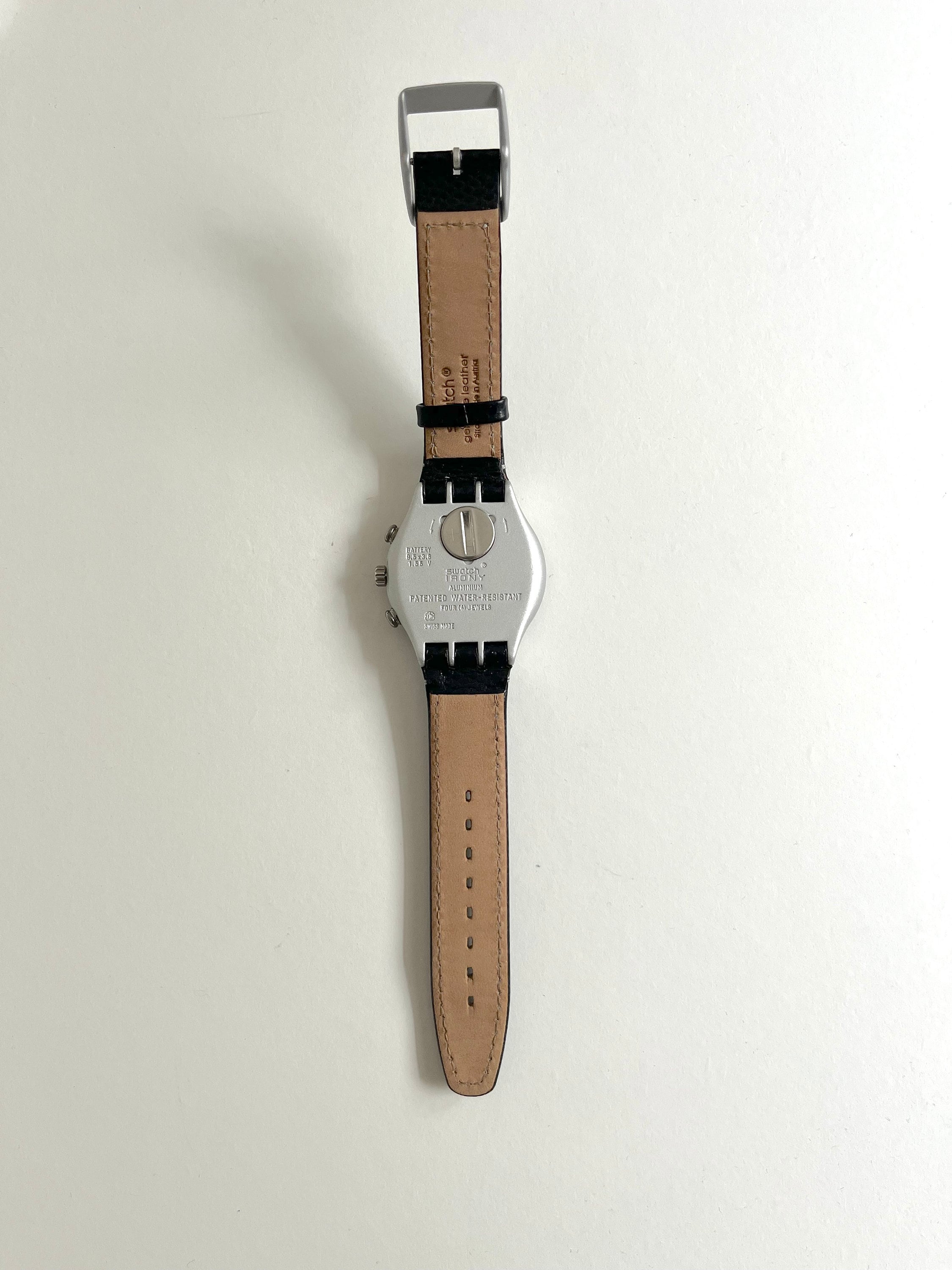 ヴィンテージ 1996 スウォッチ アイロニー クロノ ハイテール YCS1000