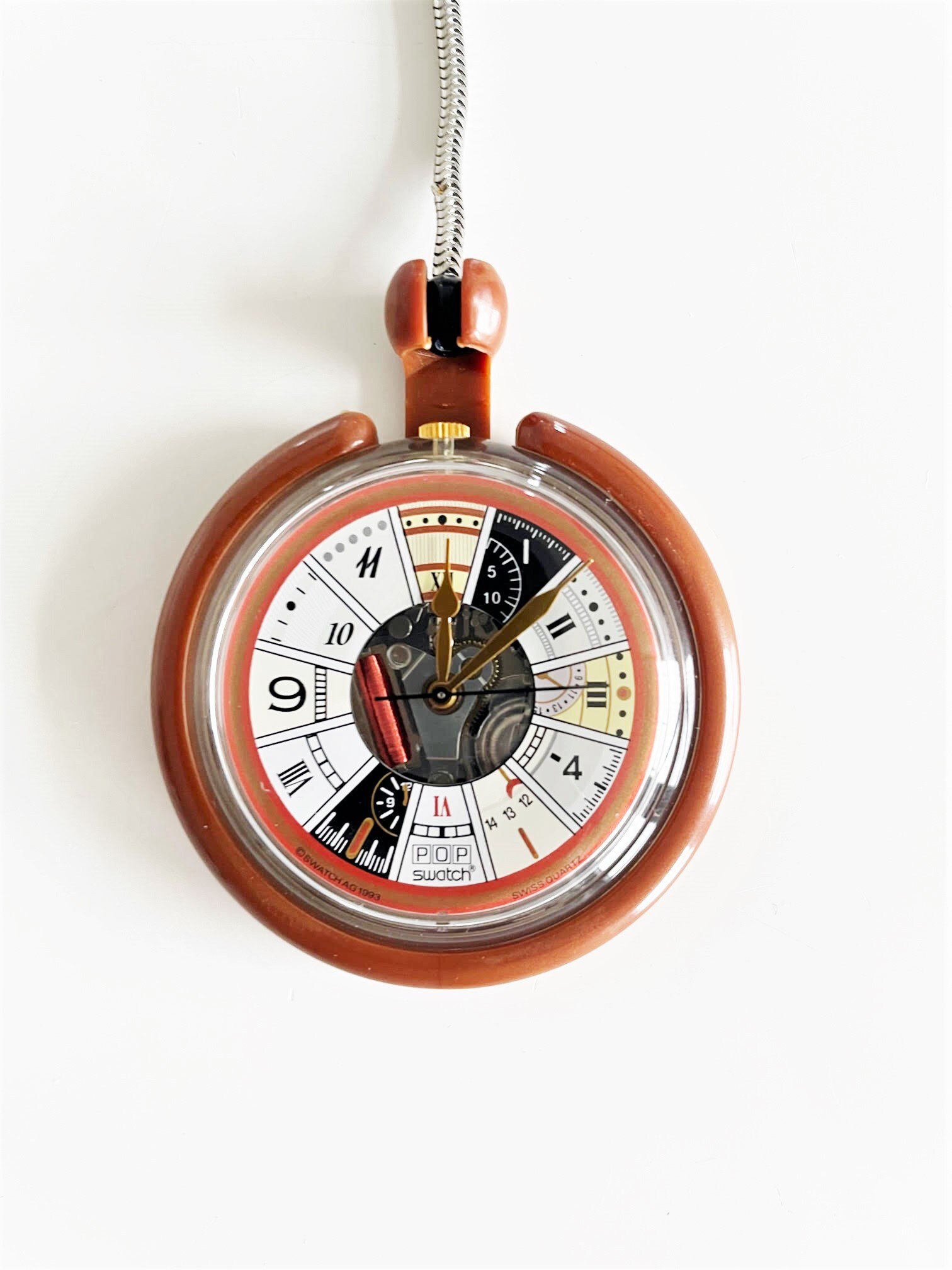 NOVITÀ : raro orologio da tasca Swatch Midi Pop POCKET MIX | Etsy Italia