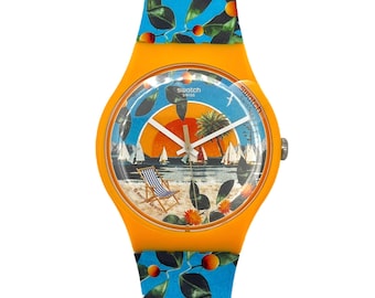スウォッチ スキン - SFK393G - シルバー ドロワー - 中古再生品