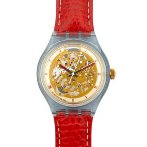 Swatch Automatic ABENDROT SAN103 från 1994 - perfekt vintageskick - 37mm - originalförpackning