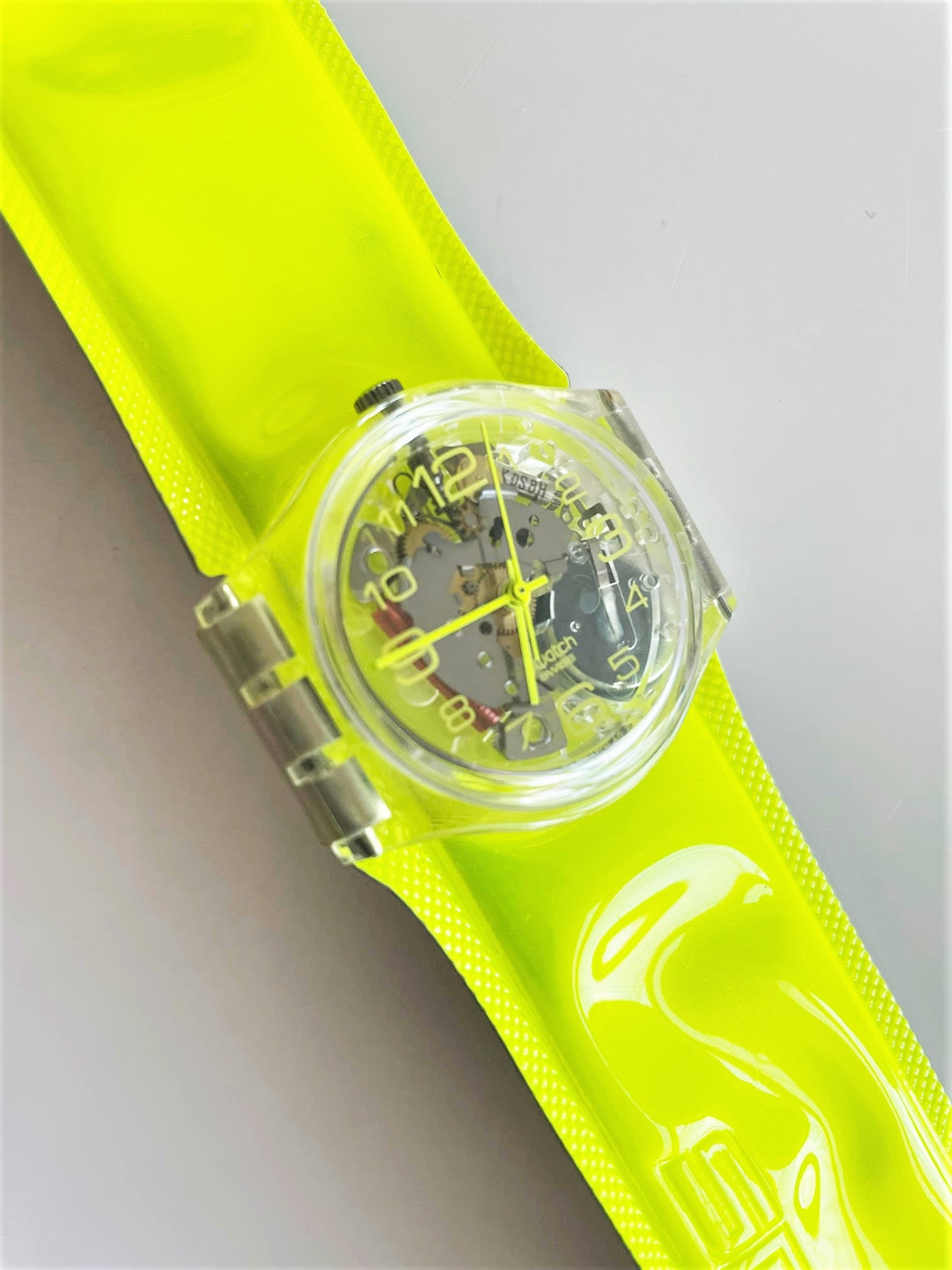 Swatch Watch - GK348 - YELLOW SPRING RARE 2001 Swatch SNAP IT ON Collection YELLOW SPRING Watch  main image 3