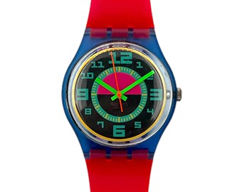 Vintage 1985 Swatch Watch Lady NEO QUAD LB109 - Mint Unworn  display picture 1