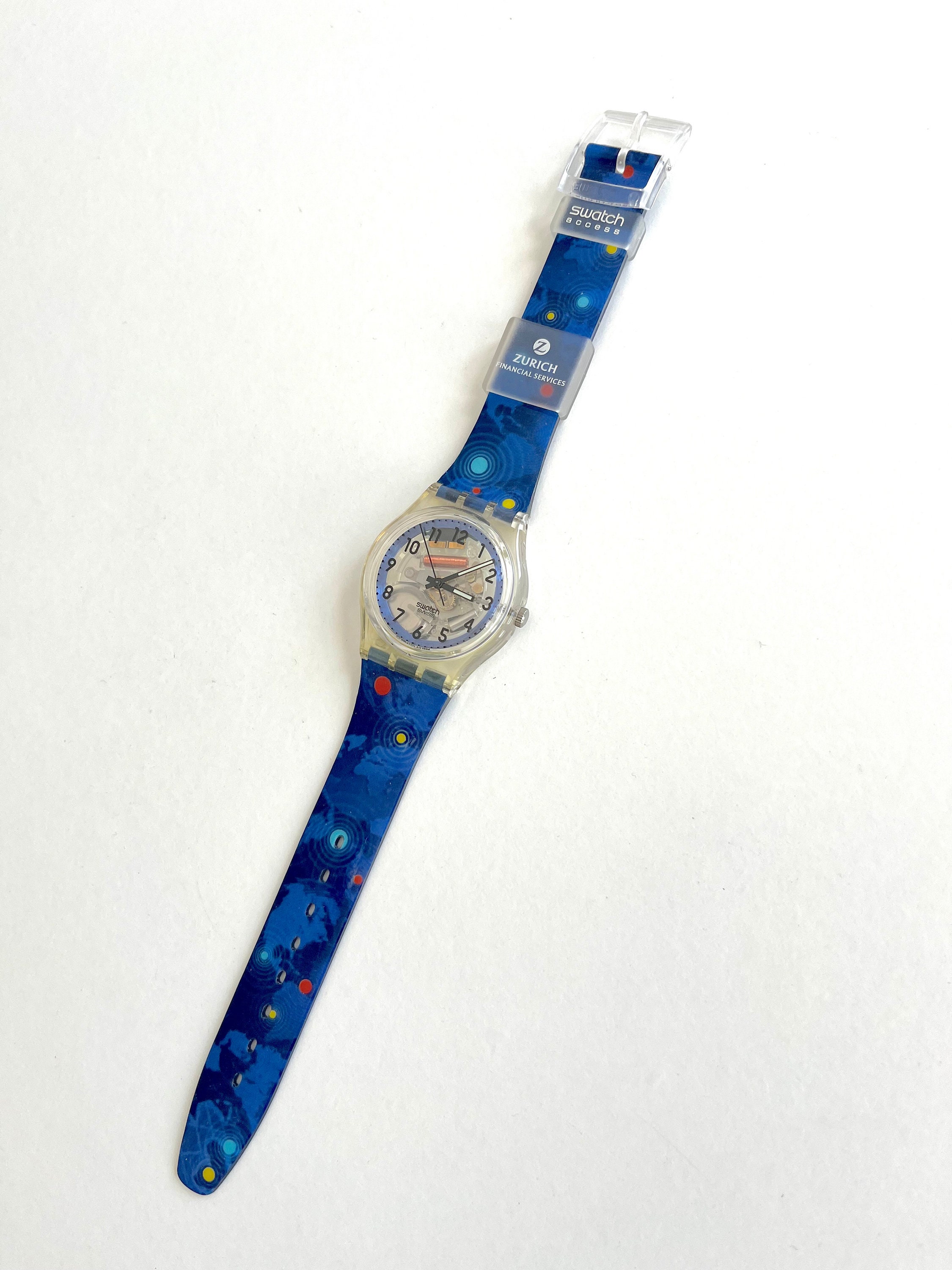 Vintage 1998 Vintage Swatch Access Zurich Financial Services