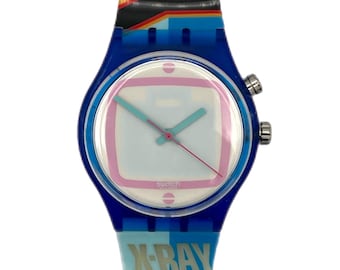 Swatch Gent Froggy Weather Watch Gn217 - Etsy display picture 1