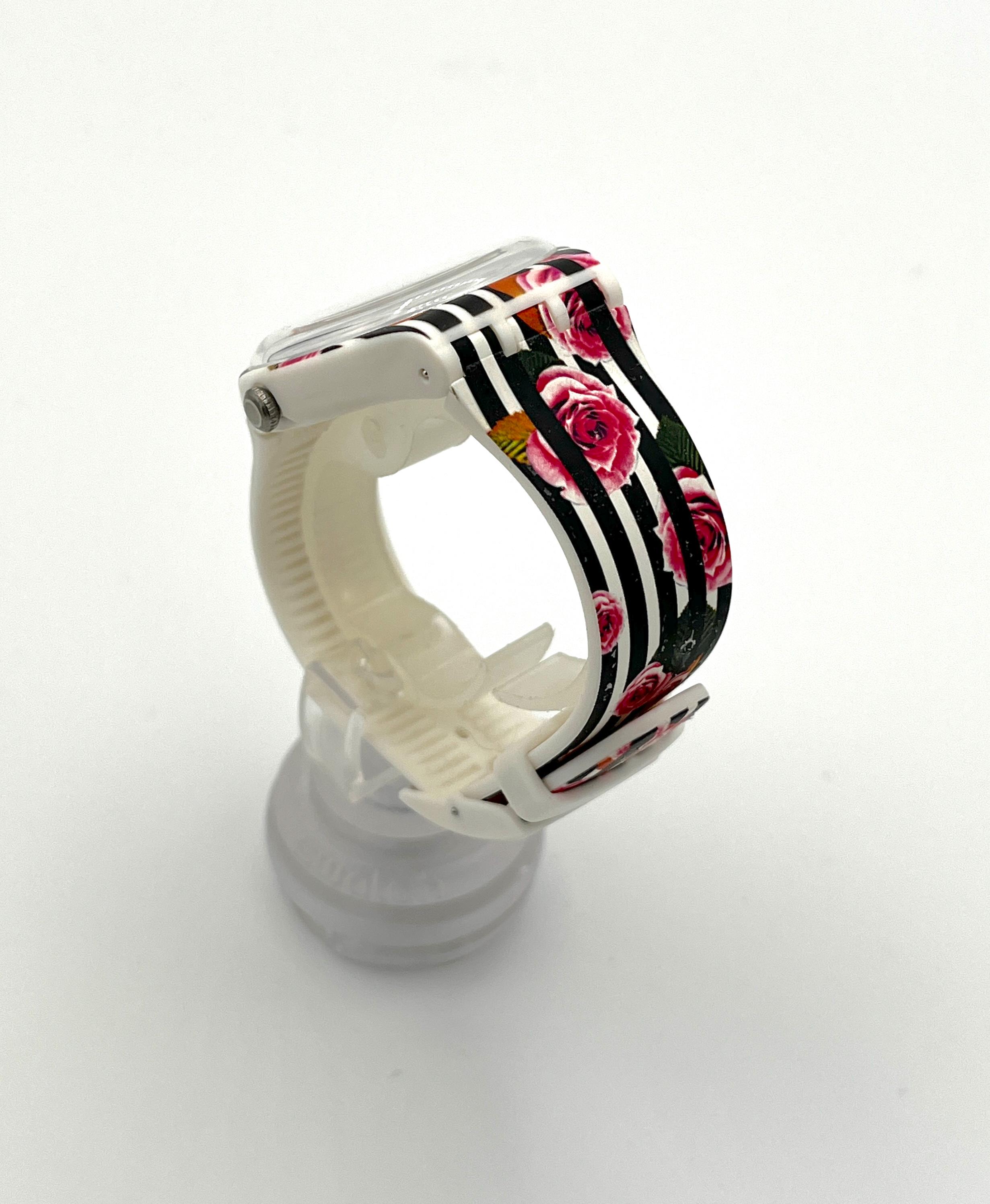 Swatch ROSE EXPLOSION SUOW110 - 41mm Large Face - New in Box 